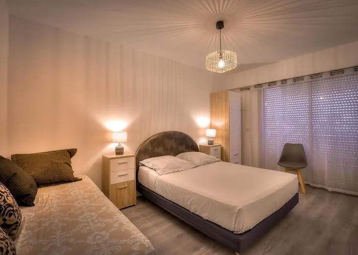 Le Sun-beach - Spacieux 3 Pieces Avec Parking A 400 M Des Plages De Apartment