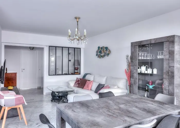 Le Sun-beach - Spacieux 3 Pieces Avec Parking A 400 M Des Plages De Apartment